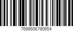 Código de barras (EAN, GTIN, SKU, ISBN): '7898606780654'