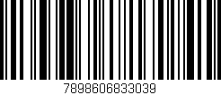 Código de barras (EAN, GTIN, SKU, ISBN): '7898606833039'