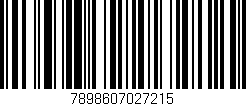 Código de barras (EAN, GTIN, SKU, ISBN): '7898607027215'