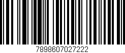Código de barras (EAN, GTIN, SKU, ISBN): '7898607027222'
