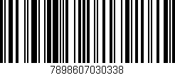 Código de barras (EAN, GTIN, SKU, ISBN): '7898607030338'