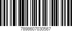 Código de barras (EAN, GTIN, SKU, ISBN): '7898607030567'