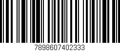 Código de barras (EAN, GTIN, SKU, ISBN): '7898607402333'