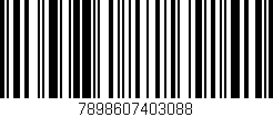 Código de barras (EAN, GTIN, SKU, ISBN): '7898607403088'