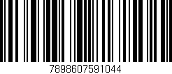 Código de barras (EAN, GTIN, SKU, ISBN): '7898607591044'
