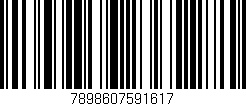 Código de barras (EAN, GTIN, SKU, ISBN): '7898607591617'