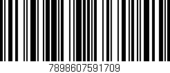 Código de barras (EAN, GTIN, SKU, ISBN): '7898607591709'
