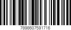 Código de barras (EAN, GTIN, SKU, ISBN): '7898607591716'