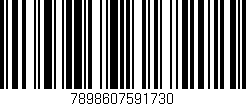Código de barras (EAN, GTIN, SKU, ISBN): '7898607591730'