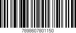 Código de barras (EAN, GTIN, SKU, ISBN): '7898607801150'