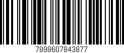 Código de barras (EAN, GTIN, SKU, ISBN): '7898607843877'