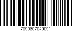 Código de barras (EAN, GTIN, SKU, ISBN): '7898607843891'