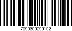 Código de barras (EAN, GTIN, SKU, ISBN): '7898608290182'