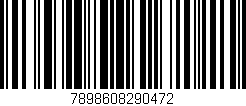 Código de barras (EAN, GTIN, SKU, ISBN): '7898608290472'