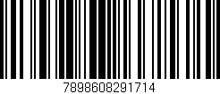 Código de barras (EAN, GTIN, SKU, ISBN): '7898608291714'