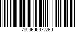 Código de barras (EAN, GTIN, SKU, ISBN): '7898608372260'