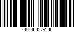 Código de barras (EAN, GTIN, SKU, ISBN): '7898608375230'