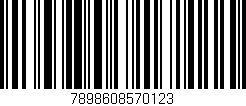 Código de barras (EAN, GTIN, SKU, ISBN): '7898608570123'