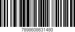 Código de barras (EAN, GTIN, SKU, ISBN): '7898608631480'