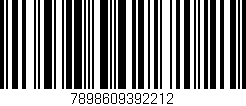 Código de barras (EAN, GTIN, SKU, ISBN): '7898609392212'