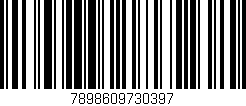 Código de barras (EAN, GTIN, SKU, ISBN): '7898609730397'