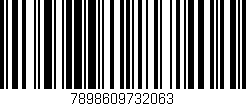 Código de barras (EAN, GTIN, SKU, ISBN): '7898609732063'