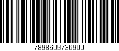 Código de barras (EAN, GTIN, SKU, ISBN): '7898609736900'