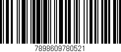 Código de barras (EAN, GTIN, SKU, ISBN): '7898609780521'