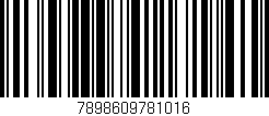Código de barras (EAN, GTIN, SKU, ISBN): '7898609781016'