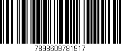 Código de barras (EAN, GTIN, SKU, ISBN): '7898609781917'