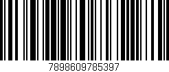 Código de barras (EAN, GTIN, SKU, ISBN): '7898609785397'