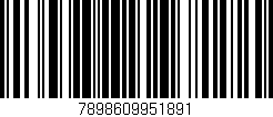 Código de barras (EAN, GTIN, SKU, ISBN): '7898609951891'