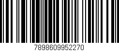 Código de barras (EAN, GTIN, SKU, ISBN): '7898609952270'