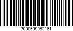 Código de barras (EAN, GTIN, SKU, ISBN): '7898609953161'