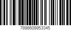 Código de barras (EAN, GTIN, SKU, ISBN): '7898609953345'