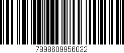 Código de barras (EAN, GTIN, SKU, ISBN): '7898609956032'