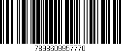 Código de barras (EAN, GTIN, SKU, ISBN): '7898609957770'