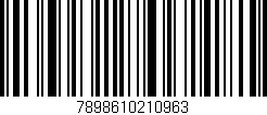 Código de barras (EAN, GTIN, SKU, ISBN): '7898610210963'