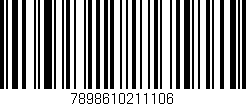 Código de barras (EAN, GTIN, SKU, ISBN): '7898610211106'