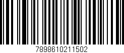 Código de barras (EAN, GTIN, SKU, ISBN): '7898610211502'