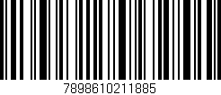 Código de barras (EAN, GTIN, SKU, ISBN): '7898610211885'