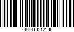 Código de barras (EAN, GTIN, SKU, ISBN): '7898610212288'