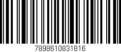 Código de barras (EAN, GTIN, SKU, ISBN): '7898610831816'