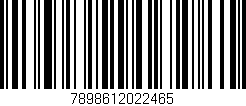 Código de barras (EAN, GTIN, SKU, ISBN): '7898612022465'