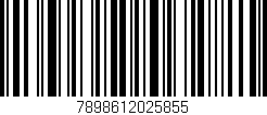 Código de barras (EAN, GTIN, SKU, ISBN): '7898612025855'