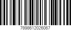 Código de barras (EAN, GTIN, SKU, ISBN): '7898612026067'