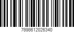 Código de barras (EAN, GTIN, SKU, ISBN): '7898612026340'