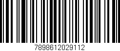 Código de barras (EAN, GTIN, SKU, ISBN): '7898612029112'