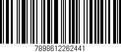 Código de barras (EAN, GTIN, SKU, ISBN): '7898612262441'