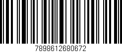 Código de barras (EAN, GTIN, SKU, ISBN): '7898612680672'